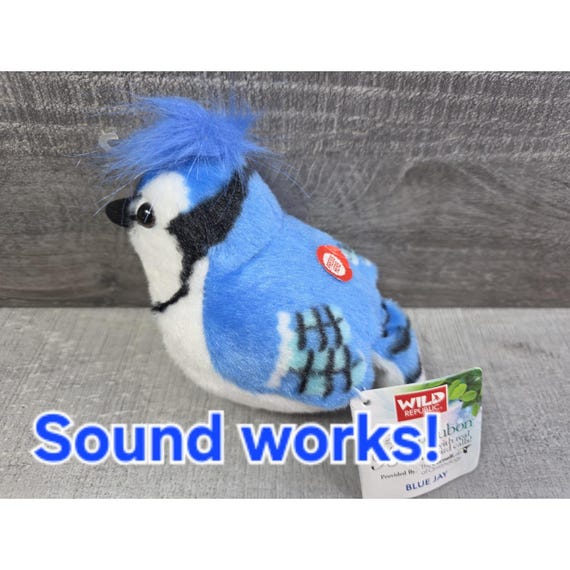 Wild Republic Blue Jay Bird 5