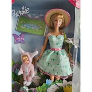 Vintage 1999 Easter Egg Party Barbie Kelly Gift Set Target Special Edition NRFB