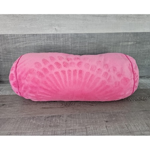 Plush Neck Pillow 8 x 18 Pink Room Decor Barbiecore