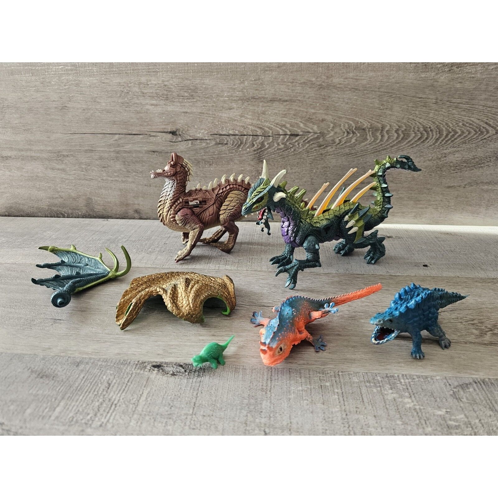 Vintage Dragonheart Razorthorn Blue Dragon Figure 1996 Kenner