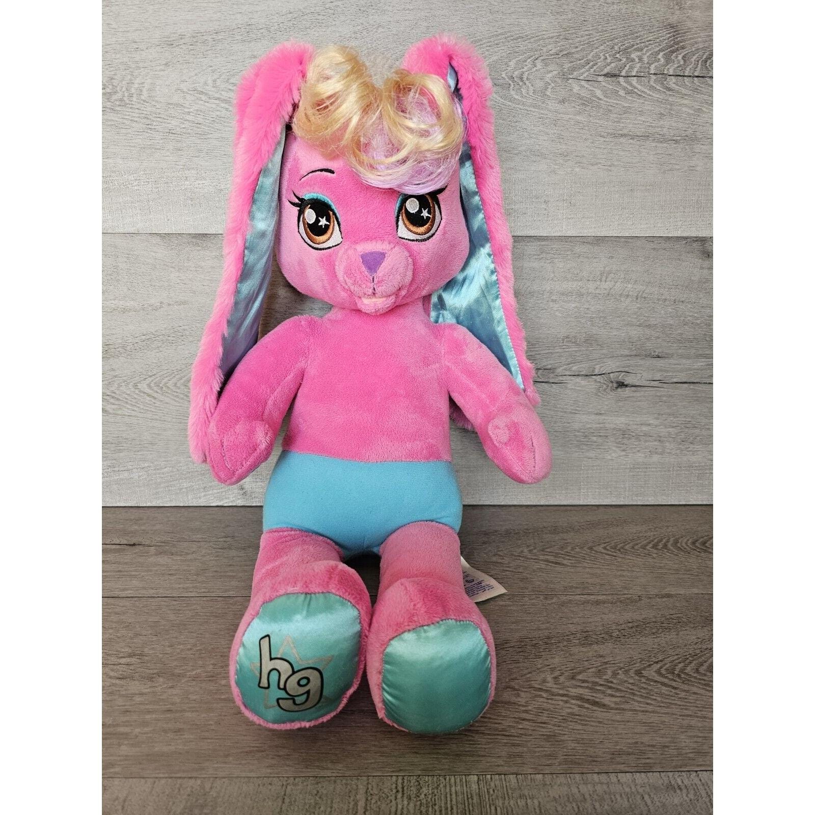 BAB Build A Bear Honey Girl HG Risa Pink Rock Star Bunny Rabbit