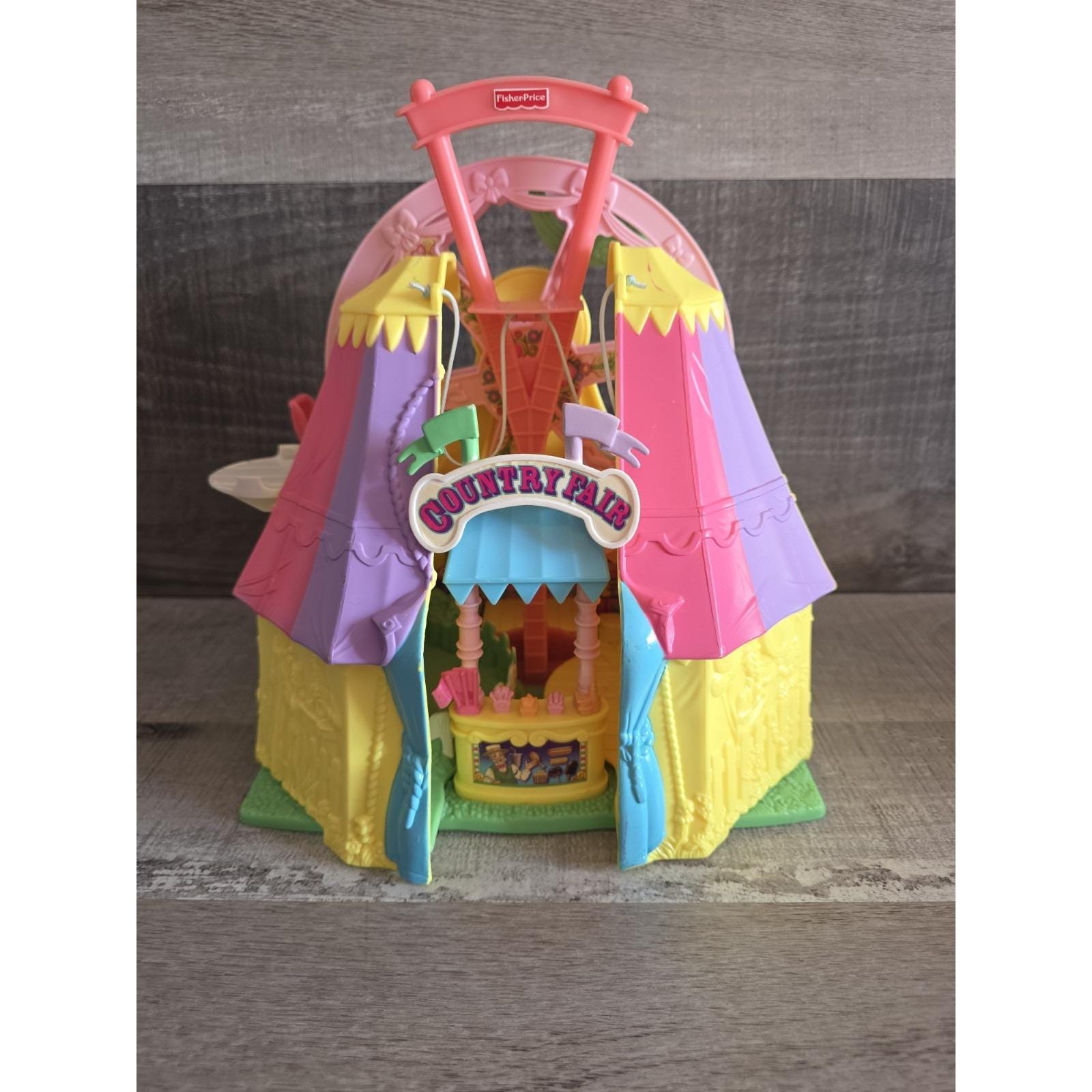 ジュディス・ブレッドソー（A Little Circus) 送料込み Fisher Price Loving Family Sweet Streets Country Fair Ferris Wheel