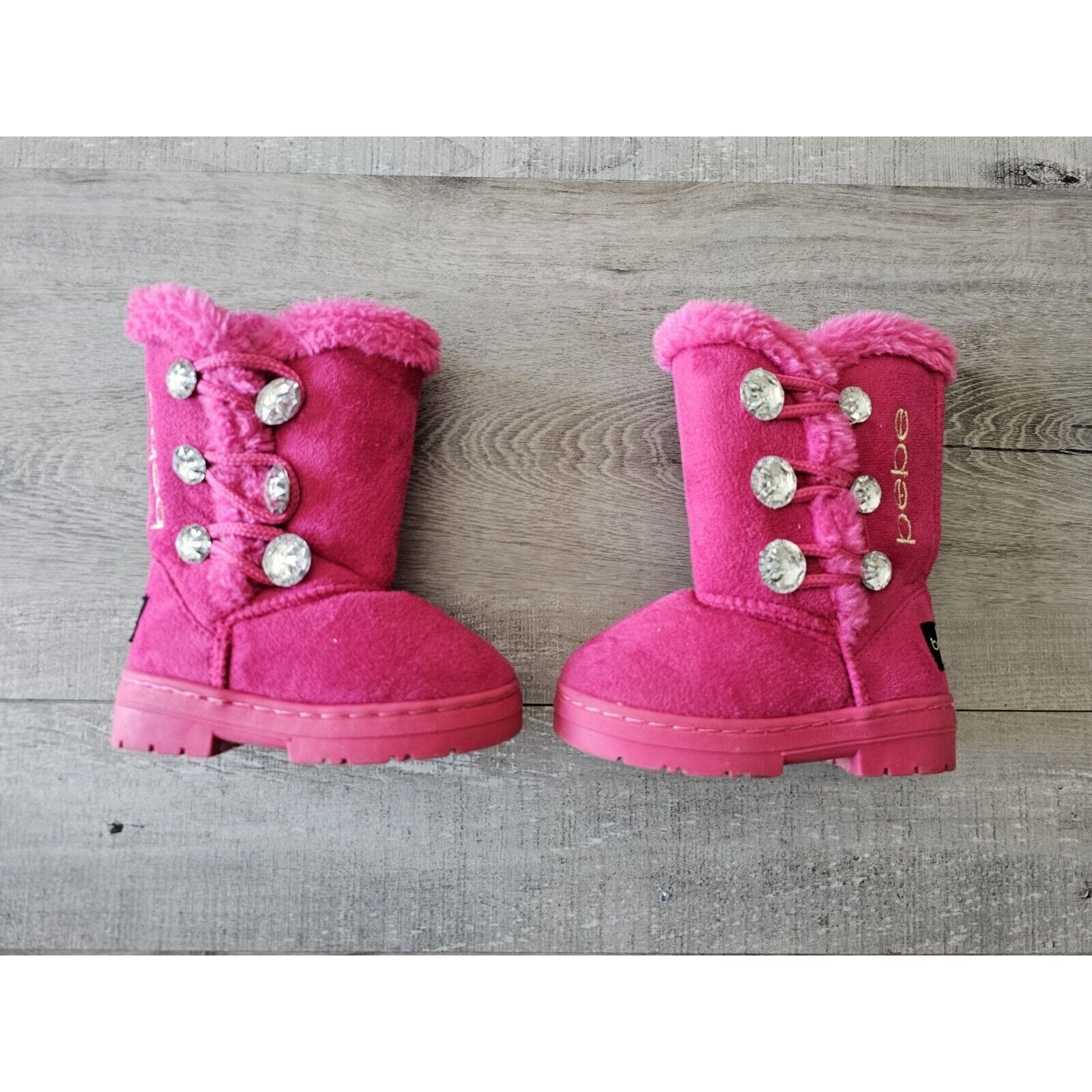 Pink bebe boots hotsell