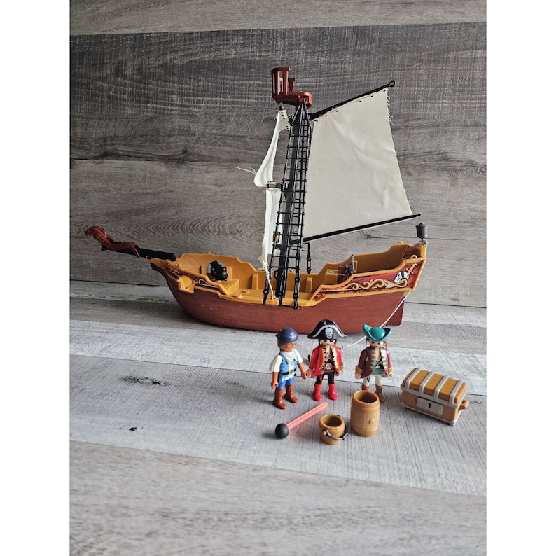 Playmobil Red Serpent Pirate Ship 5618 Etsy