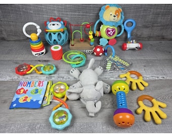 Babyspeelgoed Veel Leren Tandjes Rammelaar Interactief Ontwikkelingssensorisch g4
