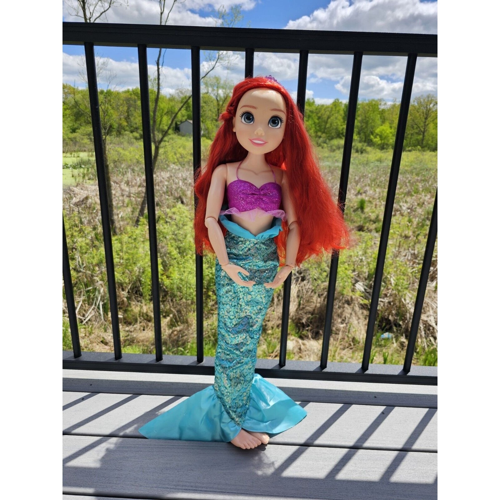 Jakks Pacific Disney Little Mermaid Playmate My Size HUGE 32 Ariel Doll Etsy