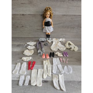 Vintage 1950&#39;s Ideal ST-12 Shirley Temple Doll Outfits Great Hair Accessories