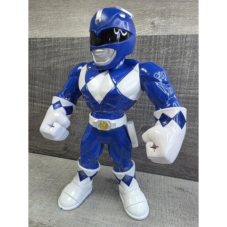 Playskool Heroes: Mega Mighties Power Rangers : Figurine Ranger Bleu De 25 Cm Playskool Heroes: Mega Mighties Power Rangers : Figurine Ranger Bleu De 25 Cm