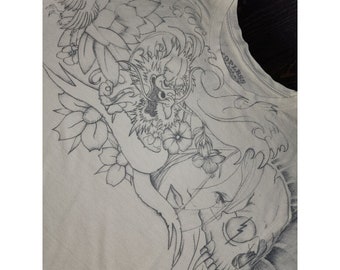 Camiseta gráfica Hombre Talla S Pequeño Topless California Suave NWOT