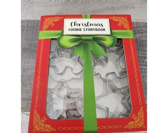 NEW Christmas Cookie StoryBook Set 12 cookie cutters by Celebrate IT SEALED New