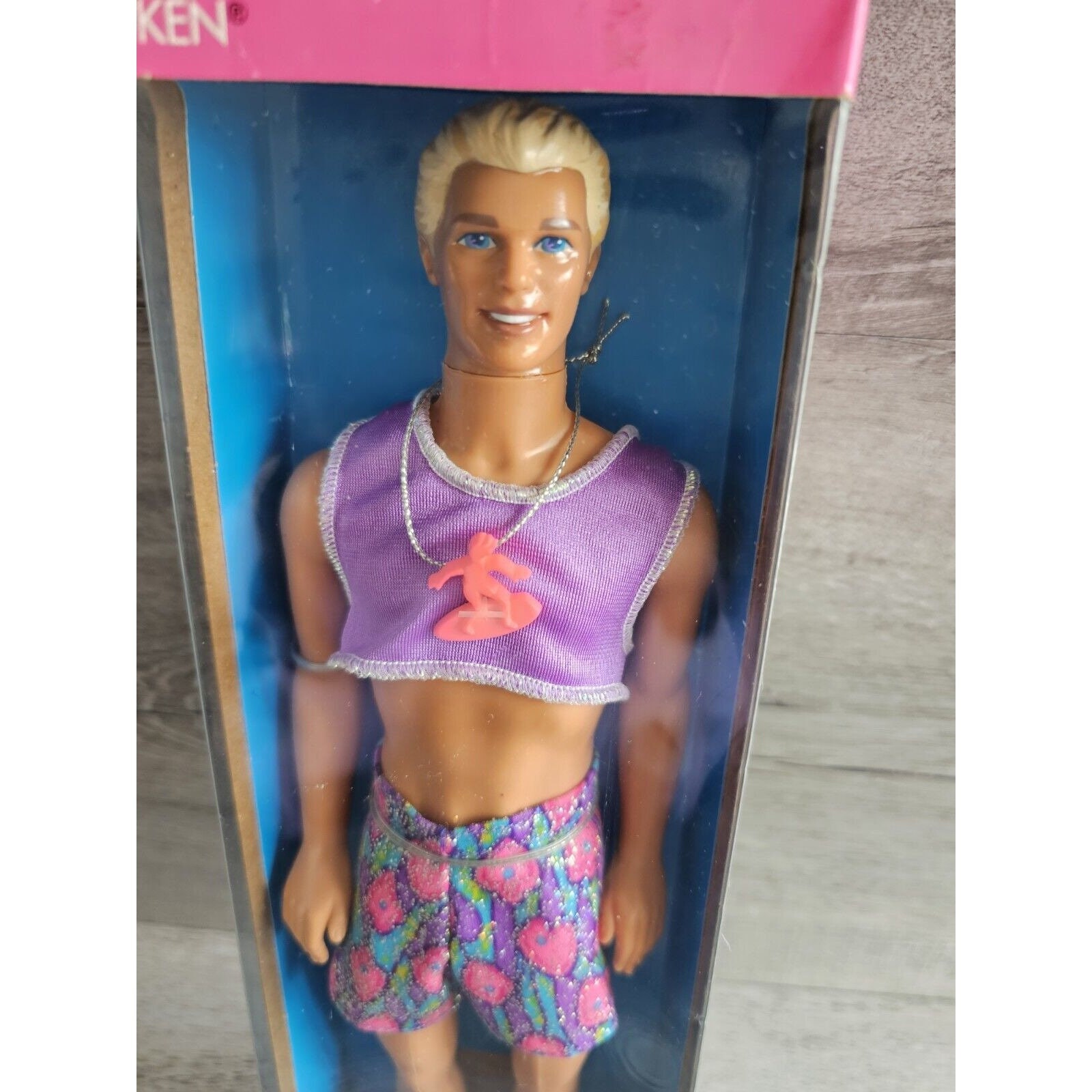 Vintage Glitter Beach Ken LGBTQ Barbie Purple Crop Top New Gay Interest Baywatch Etsy