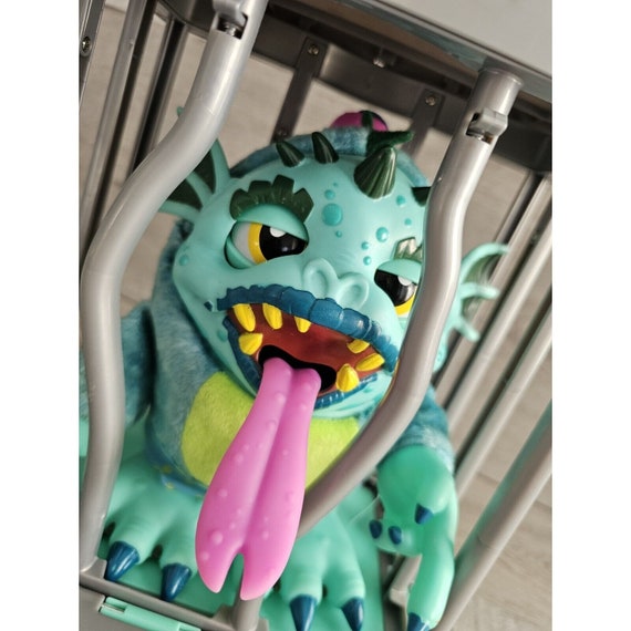 Interactive Crate Creatures Surprise Big Blowout Croak With Cage Monster Toy Etsy