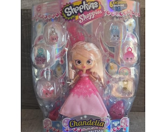 Shopkins Shoppie CHANDELIA Special Edition W/6 Exclusive Shopkins New b39