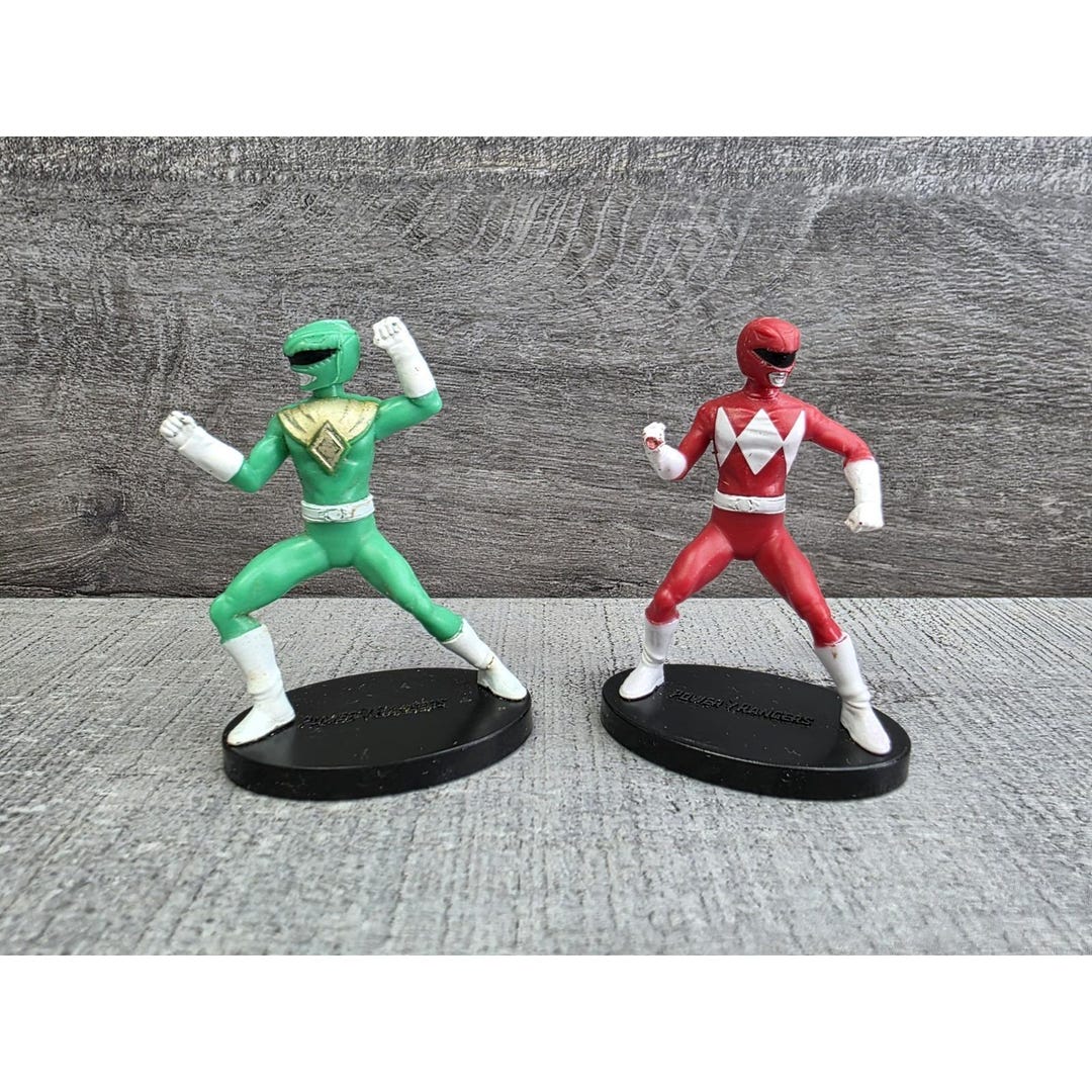 Lot Ranger Power Rangers Red Green Lot Ranger Just Play Mini Figure G63e - Etsy