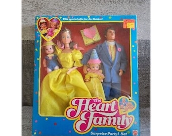 Vintage 1985 Mattel The Heart Family Surprise Party! Set 2383 Vintage NEW