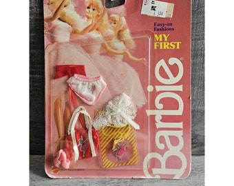 vintage Mattel 1987 Mes premiers accessoires de mode Barbie Easy-on # 4570