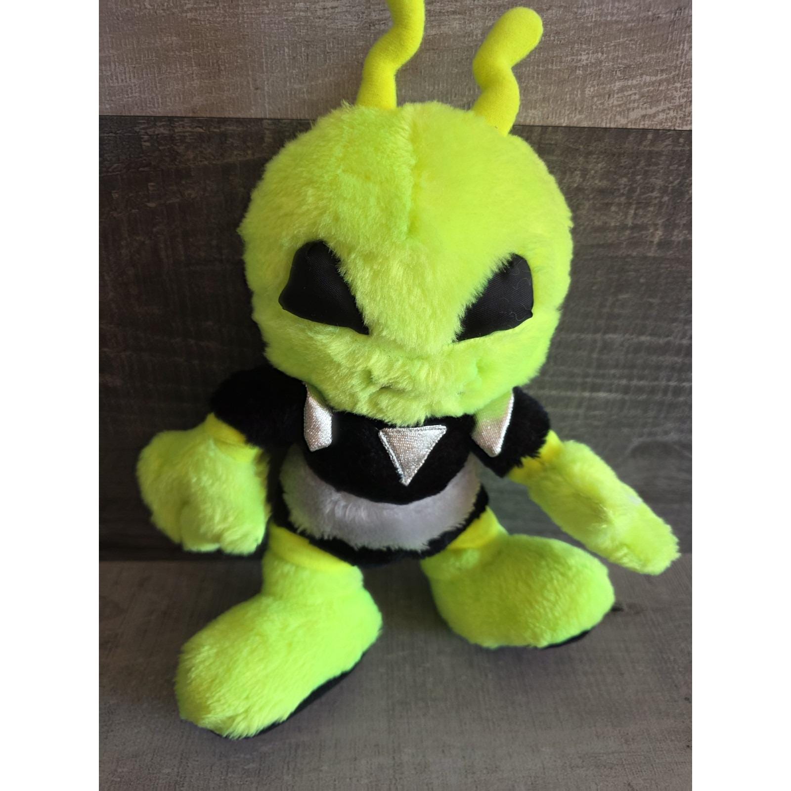 Vintage Nanco Martian Plush Alien Black & Silver Uniform 1997 12
