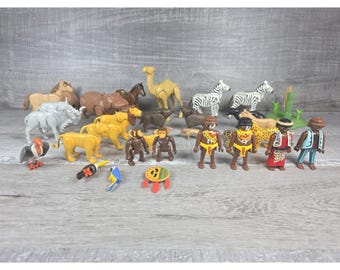 1988 Geobra Playmobil System 3145 Zoo Almost Complete