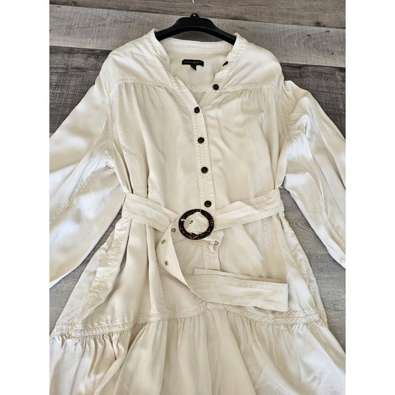 Banana republic flounce dress sale