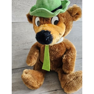 Vintage Yogi Bear Plush 1980 Hanna Barbera by Mighty Star VG
