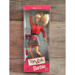 NEW 1997 Ponytails Barbie Doll AAFES Special Edition Mattel 18141 Blonde Vintage