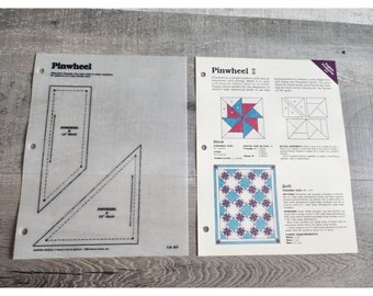 Pinwheel Quilt Pattern Template Around The House Club Oxmoor #50