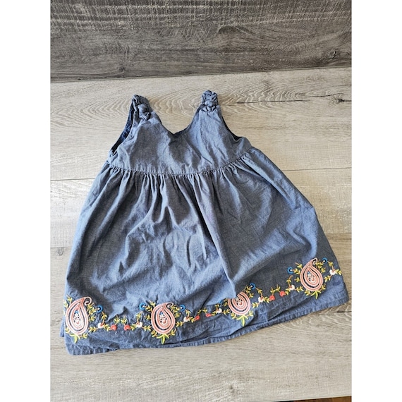 Baby Girl 12-18 Months Janie and Jack Floral Denim Jumper Dress Embroidered - Etsy Baby Girl 12-18 Months Janie and Jack Floral Denim Jumper Dress Embroidered - Etsy