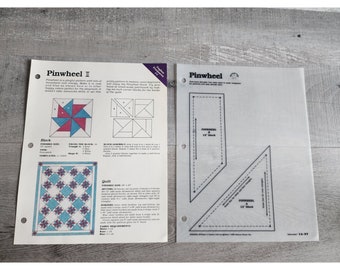 Pinwheel Quilt Pattern Template Around The House Pattern Club Oxmoor House #50