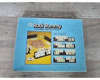 Rack Rummy Tile Game vintage 1979 Whitman #4819 COMPLETE