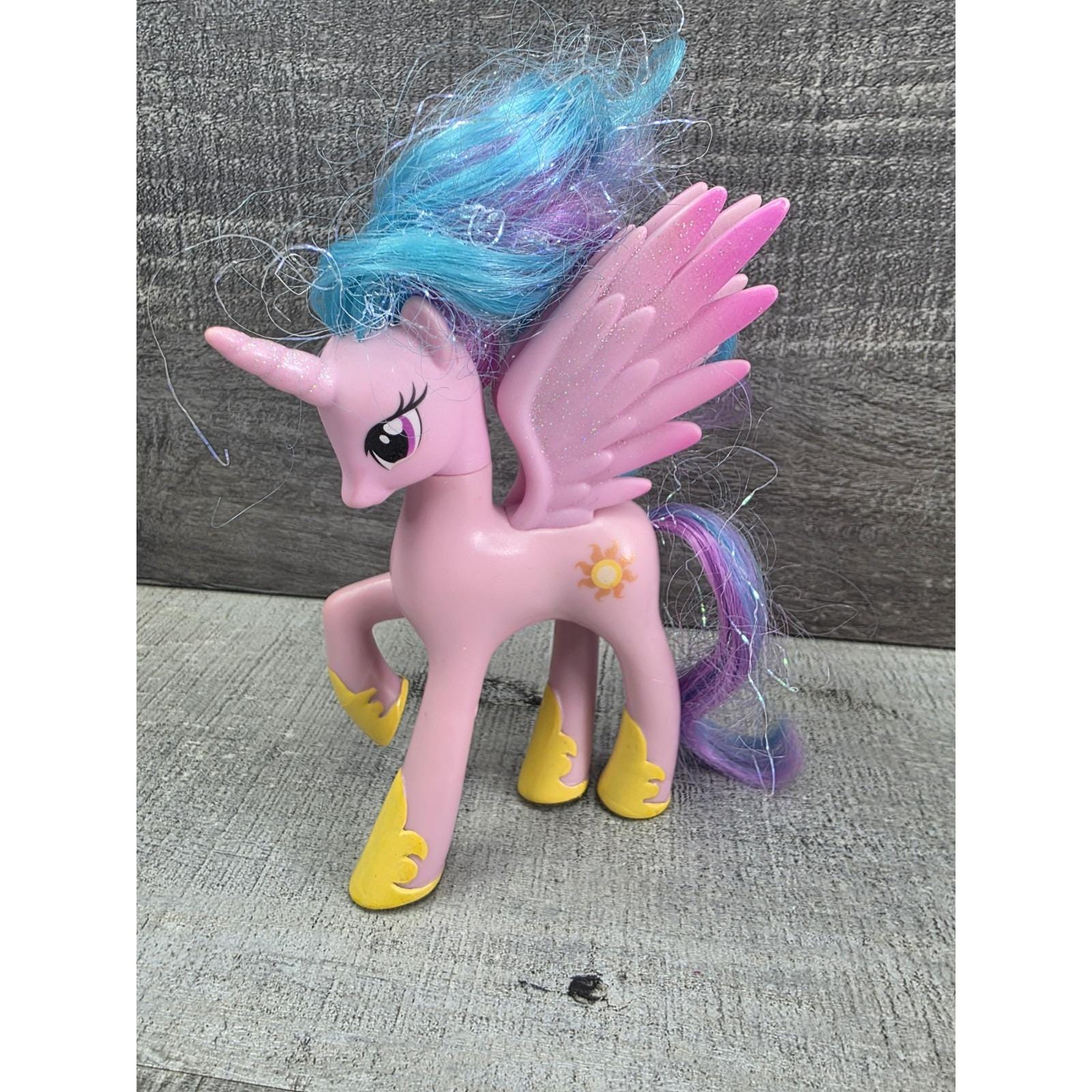 My Little Pony G4 PRINCESS CELESTIA Crystal Princess Tinsel Hair