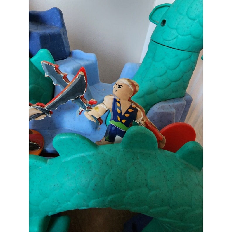 Fisher-Price Imaginext Sea Dragon Boat - Transforming Ship Toy With Figure & Launch Disks - View #7