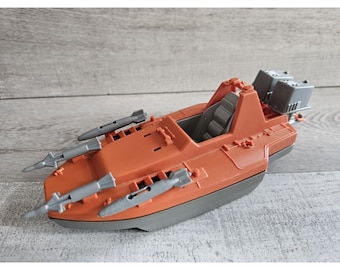 Vintage Hasbro G.I. Joe ARAH Vehículo Suelto con Accesorios - Devilfish - Misiles