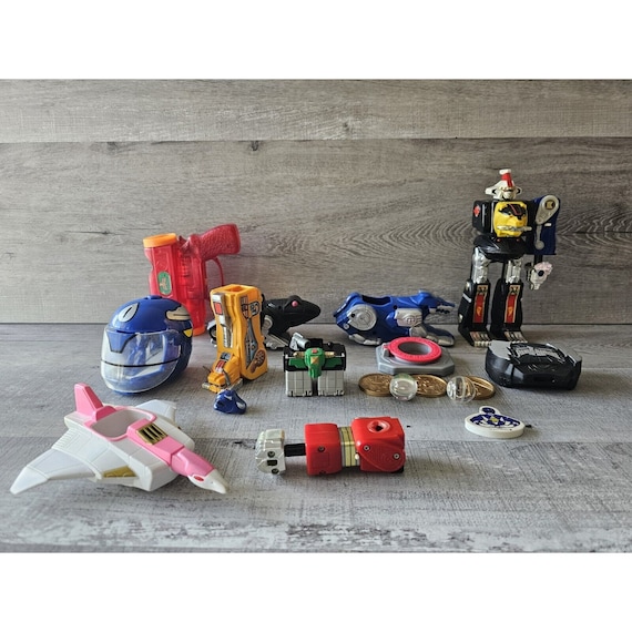 Vtg Mighty Morphin Power Rangers 8.5” Ninja Megazord 1990s