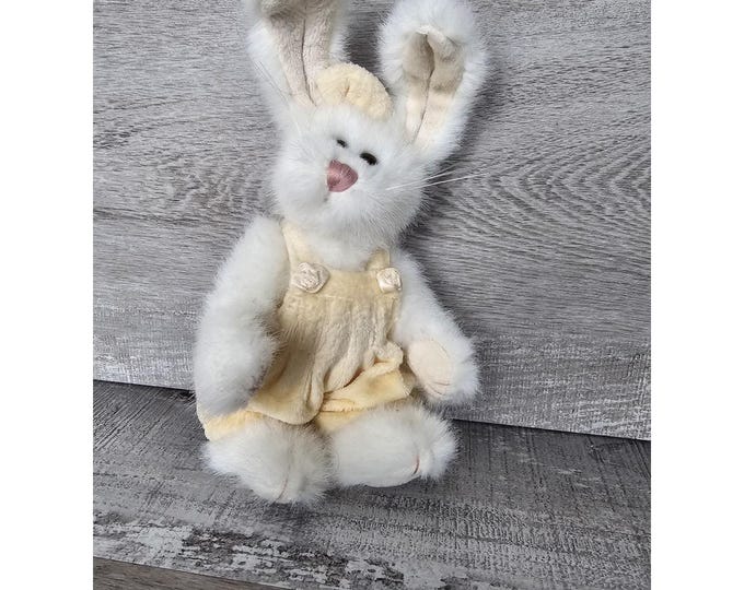 Boyds Bears 20th Anniversary Libby Lapinette White Plush Rabbit 91681 ...