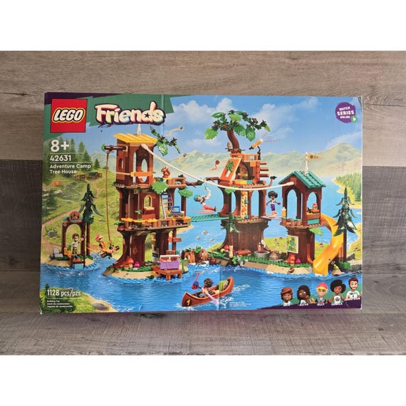 LEGO Friends the Adventure Camp Tree House 42631 Slide Canoe Zip Line New  G40 - Etsy Norway