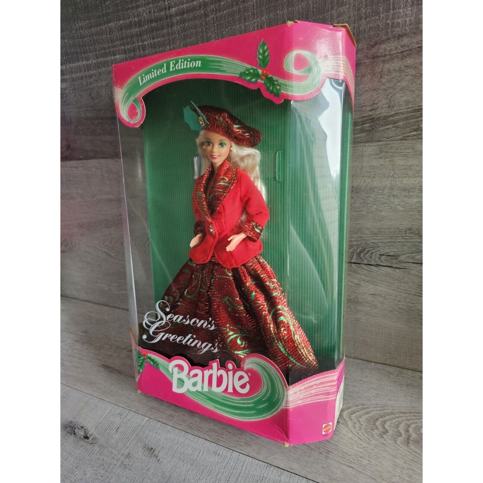 Holiday Barbie Doll 1994, Season's Greetings 12384 Limited Edition, BRAND NEW - Etsy