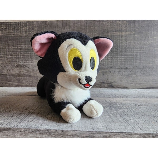 Disney Figaro Black & White Kitten from Pinocchio 6" Stuffed Plush