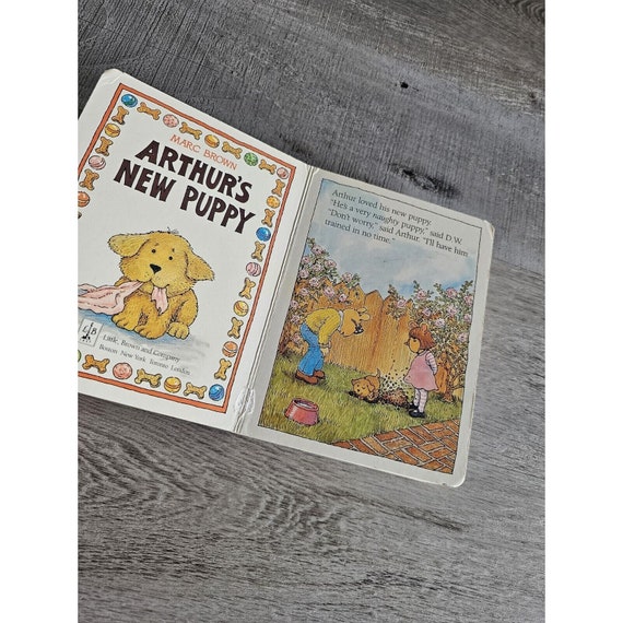 Vtg Arthur's New Puppy: an Arthur Adventure 9780316111331 Board