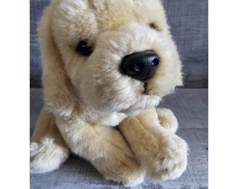 Animal Alley Toys R Us Yellow Lab Puppy Dog Realistic Plush 12