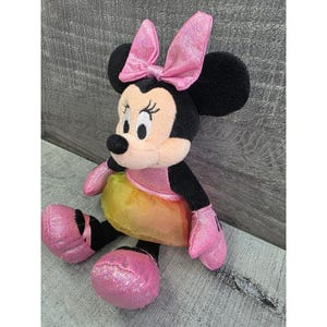 TY Beanie Baby 8" Disney Pink Sparkle Minnie Maus Ballerina Plüschtier bin5 Bild 4