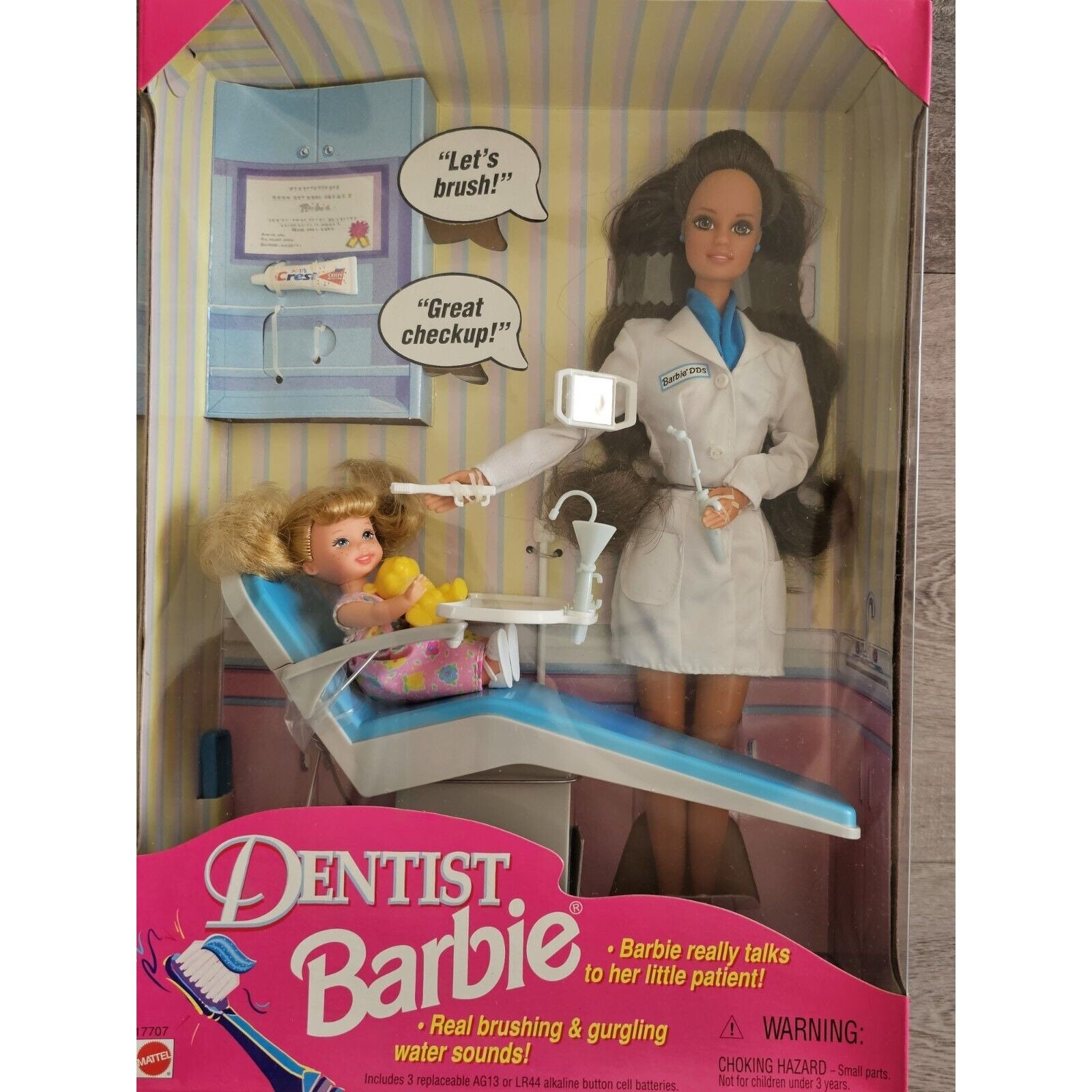 Buy RARE Vintage Dentist Brunette Barbie With Blonde Kelly 1997