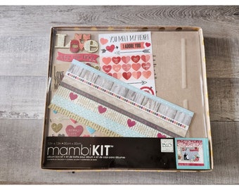 Mambi Kit Scrapbook Album Box Kit Love Me and My Big Ideas New 2014 Sealed
