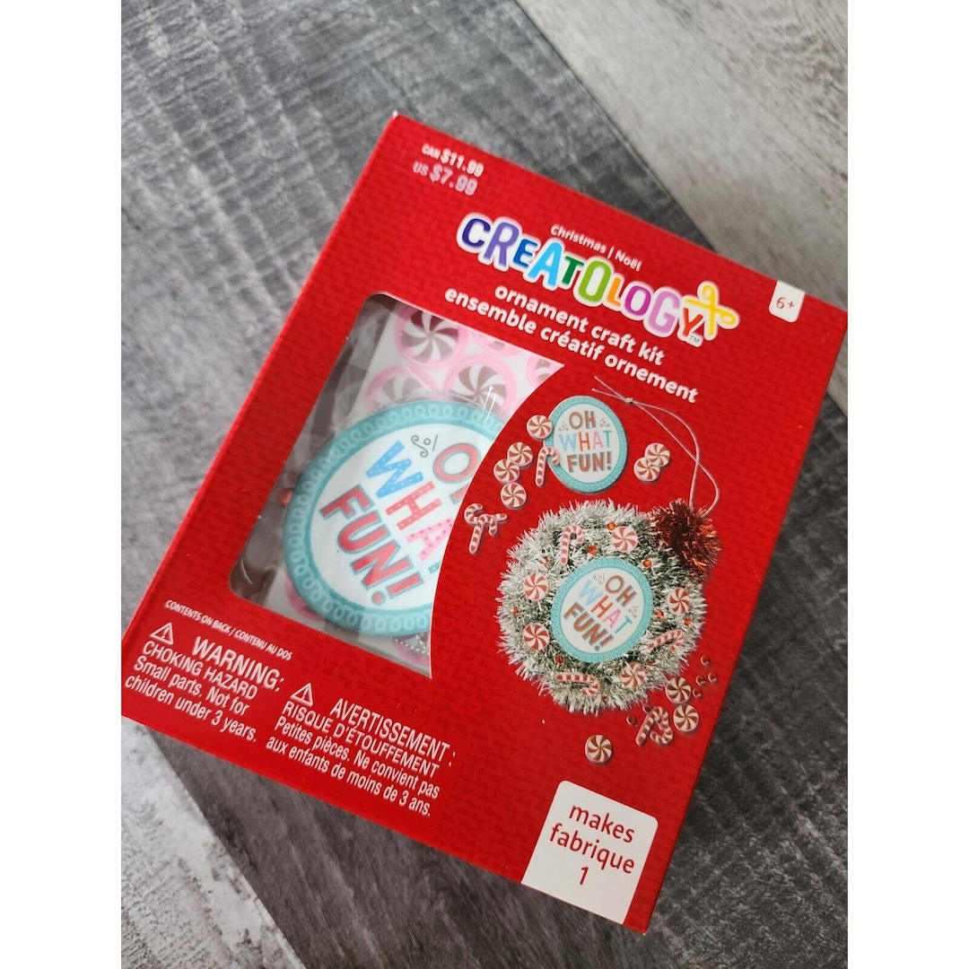 ラウンド型オーナメント♡*゜21 Creatology クリスマスオーナメントクラフトキット Oh What Fun
