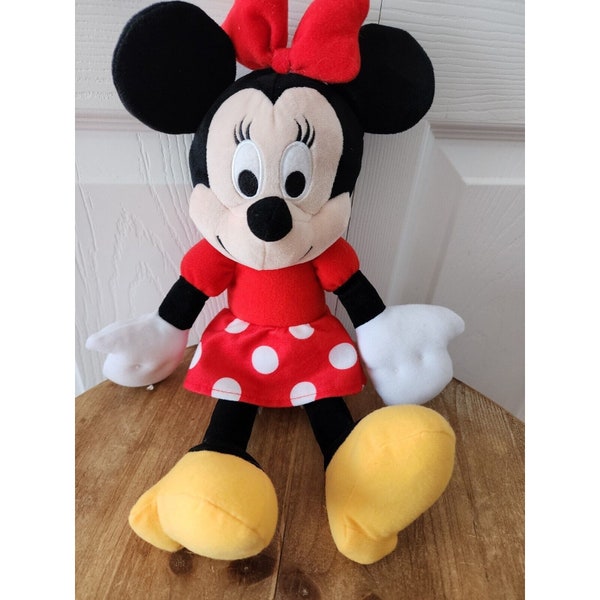 Disney's Minnie Mouse Kohl's Cares 14" Plush Red Dress Polka Dots Red Bow