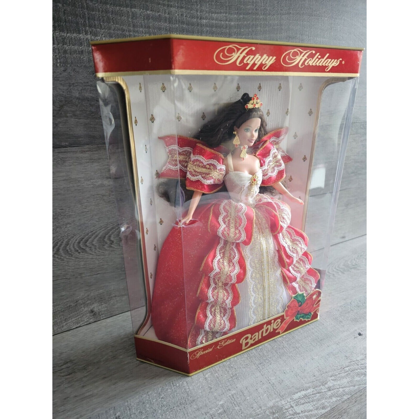 BARBIE HAPPY Holidays 1991 Barbie de noël Grand Soir ☆ EUR 58,00 - FR