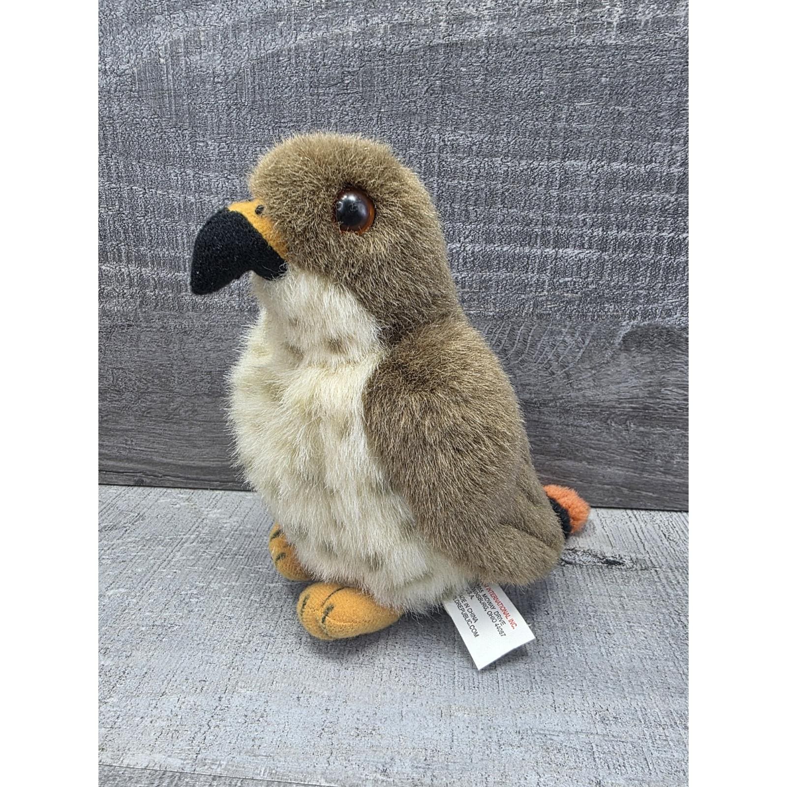 Wild Republic Audubon Red Tailed Hawk Plush Toy With Real Bird Call – Stuffed Animal & Educational Bird Toy