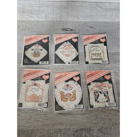 ヴィンテージ センチメンタルグリーティング クロスステッチ