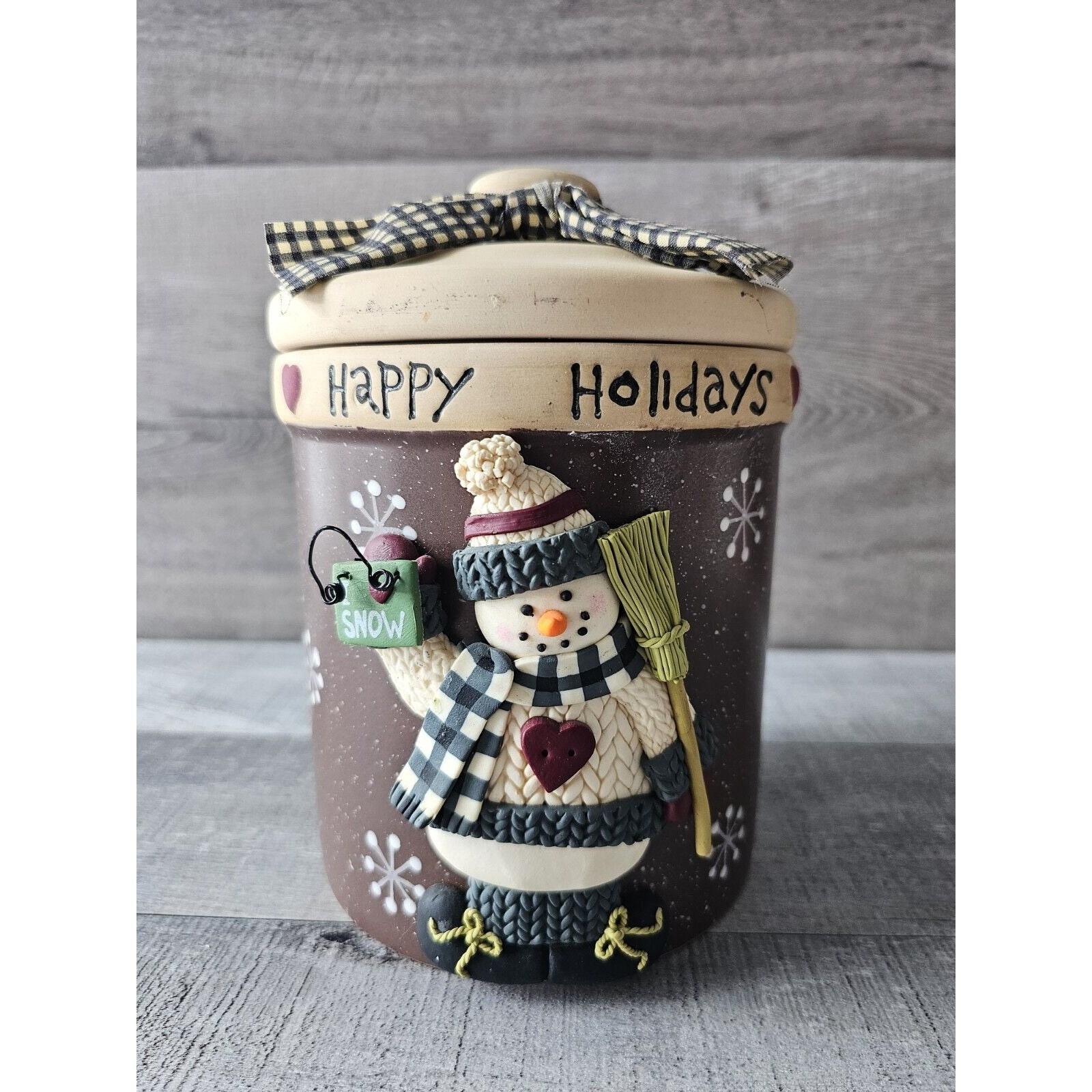 陶器粘土 フロスティ・ザ・スノーマン 雪が大好き ハッピーホリデー