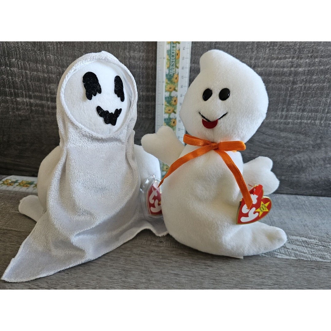 Vintage Ty Beanie Baby sheets & Spooky the Ghost Etsy