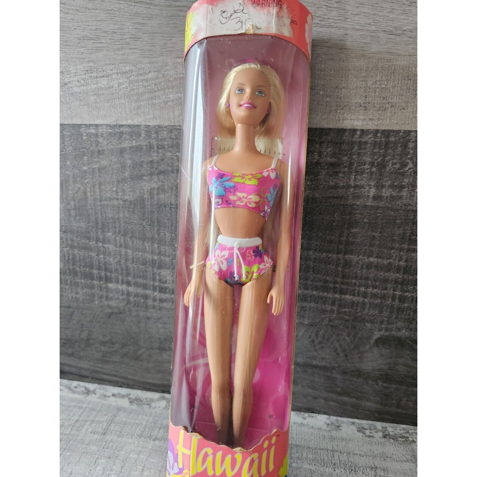 Hawaii Aloha Barbie Doll 1999 Mattel New in Box Vintage Pink